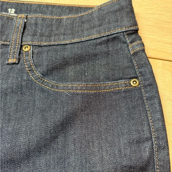 St. John’s Bay Straight Leg Dark Blue Jeans - Picture 3 of 4